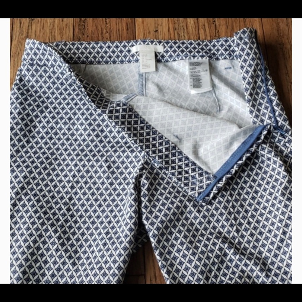 H&M Straight Leg Cropped Ankle Slacks, size 6